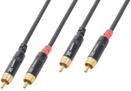 Audio kábel 2x RCA samec - 2 x RCA samec 6,0m Audio kábel 2x RCA samec - 2 x RCA samec 6,0m