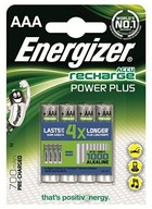4 AAA R03 700mAh ENERGIZER POWER PLUS BATÉRIE 4 AAA R03 700mAh ENERGIZER POWER PLUS BATÉRIE