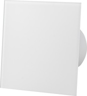 Vetracia mriežka 150x150mm, biele lesklé sklo
