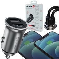SWISSTEN RÝCHLA NABÍJAČKA DO AUTO 2x USB 24W SWISSTEN RÝCHLA NABÍJAČKA DO AUTO 2x USB 24W