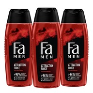 Sprchový gél Fa Men Attraction Force Formula 2v1 pre mužov 400ml x3 Sprchový gél Fa Men Attraction Force Formula 2v1 pre mužov 400ml x3