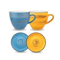 WILMAX Súprava 2 šálok 110 ml a 2 podšálok 12 cm WILMAX Súprava 2 šálok 110 ml a 2 podšálok 12 cm