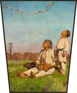 Bocian Screen Józef Chełmoński Bocian Screen Józef Chełmoński