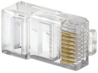 MODULÁRNA ZÁSTRČKA COMPUTER RJ45 ZÁSTRČKA 100 ks RJ-45 MODULÁRNA ZÁSTRČKA COMPUTER RJ45 ZÁSTRČKA 100 ks RJ-45