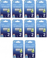 Batéria Panasonic Eneloop AAA 800mAh 2 ks x10 Batéria Panasonic Eneloop AAA 800mAh 2 ks x10