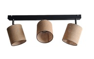BOHO ZÁVESNÁ STROPNÁ LAMPA MODERNÉ ľanové LED NASTAVITEĽNÉ 3 PLAMEŇKY BOHO ZÁVESNÁ STROPNÁ LAMPA MODERNÉ ľanové LED NASTAVITEĽNÉ 3 PLAMEŇKY