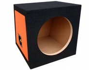 Box uzavretý kryt subwoofera 25 cm 22l MDF