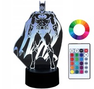 3D LED nočná lampa s vyrytým menom BATMAN 3D LED nočná lampa s vyrytým menom BATMAN