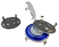 Stredové krytky na zliatinové ráfiky pre Mercedes, vypuklé, 68 mm Stredové krytky na zliatinové ráfiky pre Mercedes, vypuklé, 68 mm