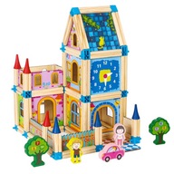 DREVOSTAVEBNÉ BLOKY NA STAVBU DOMU 6V1 ECOTOYS DREVOSTAVEBNÉ BLOKY NA STAVBU DOMU 6V1 ECOTOYS