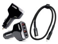 NABÍJAČKA DO AUTOMA 40W USB/USB-C KÁBEL 50cm CC NABÍJAČKA DO AUTOMA 40W USB/USB-C KÁBEL 50cm CC
