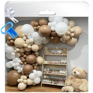 BALÓNOVÁ GIRLAND NARODENINOVÉ BALÓNY HNEDÉ BOHO NA SVADOBNÚ SVADBU AKO DARČEK BALÓNOVÁ GIRLAND NARODENINOVÉ BALÓNY HNEDÉ BOHO NA SVADOBNÚ SVADBU AKO DARČEK