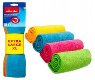 Utierka z mikrovlákna (mikrovlákno) Vileda 4x Utierka z mikrovlákna (mikrovlákno) Vileda 4x
