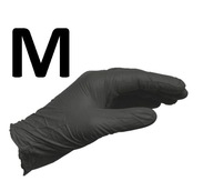 Wurth čierne nitrilové rukavice, veľkosť M, 100 ks.
