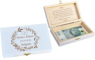 BIELA KRABIČKA SVADOBNÉ ŽELANIE DARČEK PERSONALIZOVANÉ GRAVÍROVANIE BIELA KRABIČKA SVADOBNÉ ŽELANIE DARČEK PERSONALIZOVANÉ GRAVÍROVANIE