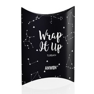 ANWEN WRAP IT UP Turban na vlasy - čierny