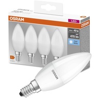 E14 LED žiarovka SVIEČKA 5,7W = 40W 4000K OSRAM 4PAK E14 LED žiarovka SVIEČKA 5,7W = 40W 4000K OSRAM 4PAK