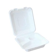Trstinová nádoba Lunch Box 23x23cm, 3 priehradky 50x Trstinová nádoba Lunch Box 23x23cm, 3 priehradky 50x
