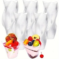 Plastové dezertné poháre Twist Rimmed Cup 170 ml/25 ks Plastové dezertné poháre Twist Rimmed Cup 170 ml/25 ks