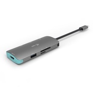 Kovová nano dokovacia stanica USB-C 1x HDMI 4K @