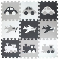 Penová podložka Edukačné puzzle Ohrádka do auta Grey 58 Puzzle Penová podložka Edukačné puzzle Ohrádka do auta Grey 58 Puzzle