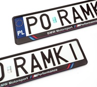 BMW M POWER PERFORMANCE MPOWER X5 X3 3 5 7 rám ŠPZ BMW M POWER PERFORMANCE MPOWER X5 X3 3 5 7 rám ŠPZ