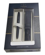 PLŇACIE PERO PARKER IM ACHROMATIC (F) + puzdro PLŇACIE PERO PARKER IM ACHROMATIC (F) + puzdro