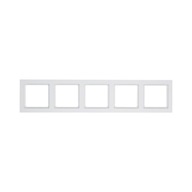 Päťdielny rám Berker Q.3 - biely Päťdielny rám Berker Q.3 - biely