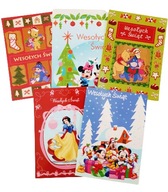 Vianočná pohľadnica DISNEY PUCHATEK MICKEY mix