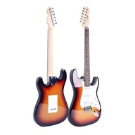 Elektrická gitara SUNBURST 4/4 STRATOCASTER PRE ZAČIATOČNÍKOV NA UČENIE