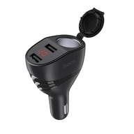 Nabíjačka do auta USB hub Hoco 3100 mA Nabíjačka do auta USB hub Hoco 3100 mA