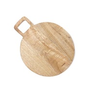 Okrúhla DOSKA NA KRAJENIE MANGO 33x27 cm HOMLA Okrúhla DOSKA NA KRAJENIE MANGO 33x27 cm HOMLA