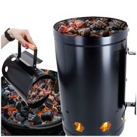 KOMÍN na zapálenie GRILU, uhoľných brikiet, oceľový gril komín do udiarne KOMÍN na zapálenie GRILU, uhoľných brikiet, oceľový gril komín do udiarne
