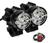 2 x REFLEKTOR HALOGÉNOVEJ LAMPY V6X 6 LED CREE 60W 2 x REFLEKTOR HALOGÉNOVEJ LAMPY V6X 6 LED CREE 60W