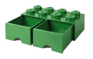 LEGO 40061734 Zásuvkový kontajner 8 Tmavo zelená