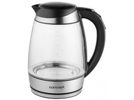 CONCEPT Rýchlovarná kanvica RK4120 1,7L 2200W Strieborná - čierna CONCEPT Rýchlovarná kanvica RK4120 1,7L 2200W Strieborná - čierna