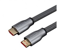 HDMI kábel M/M 10m, v2.0, opletený, zlatý, Y-C142RGY