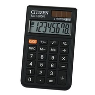 Citizen Calculator SLD200NR, čierna, vrecková,