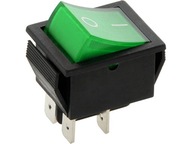 ŠIROKÝ SPÍNAČ KOLESOVÝ SPÍNAČ MK621 OSVETLENIE ZELENÝ 35A 12V ŠIROKÝ SPÍNAČ KOLESOVÝ SPÍNAČ MK621 OSVETLENIE ZELENÝ 35A 12V