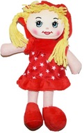 Bábika Zuzia v čiapočke pre handrovú bábiku 28cm