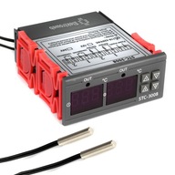 Dvojitý regulátor teploty, termostat, 2 snímače STC-3008 230V Dvojitý regulátor teploty, termostat, 2 snímače STC-3008 230V