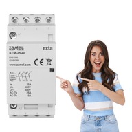Modulárny stýkač 230V 25A STM-25-40 4NO reléový stýkač 25a EXTA Modulárny stýkač 230V 25A STM-25-40 4NO reléový stýkač 25a EXTA