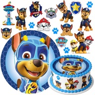 SÚPRAVA TORTOVÝCH KOLÁČOV PAW PATROL + POSTAVY + TEXT SÚPRAVA TORTOVÝCH KOLÁČOV PAW PATROL + POSTAVY + TEXT