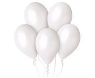 Perleťové a biele kovové balóniky 33 cm 50 ks. Perleťové a biele kovové balóniky 33 cm 50 ks.