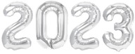 Balóny čísla čísla SILVESTR Silvester 2023 70 cm Balóny čísla čísla SILVESTR Silvester 2023 70 cm