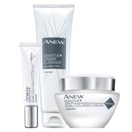 Kozmetická sada Sensitive+ pre citlivú pleť pre ňu AVON 3v1