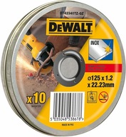DeWALT DT42340TZ INOX kovový kotúč 10 ks. DeWALT DT42340TZ INOX kovový kotúč 10 ks.