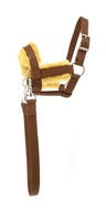 Ohlávka Mustang Hobby Horse s podšívkou + opraty, veľkosť (A3), hnedá Ohlávka Mustang Hobby Horse s podšívkou + opraty, veľkosť (A3), hnedá