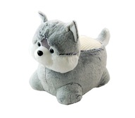 Objímajte a milujte Husky Dog Pouffe Plush Soft