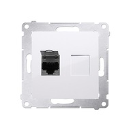 Jednoduchá počítačová zásuvka RJ45, kategória 6, biela Simon 54 Jednoduchá počítačová zásuvka RJ45, kategória 6, biela Simon 54